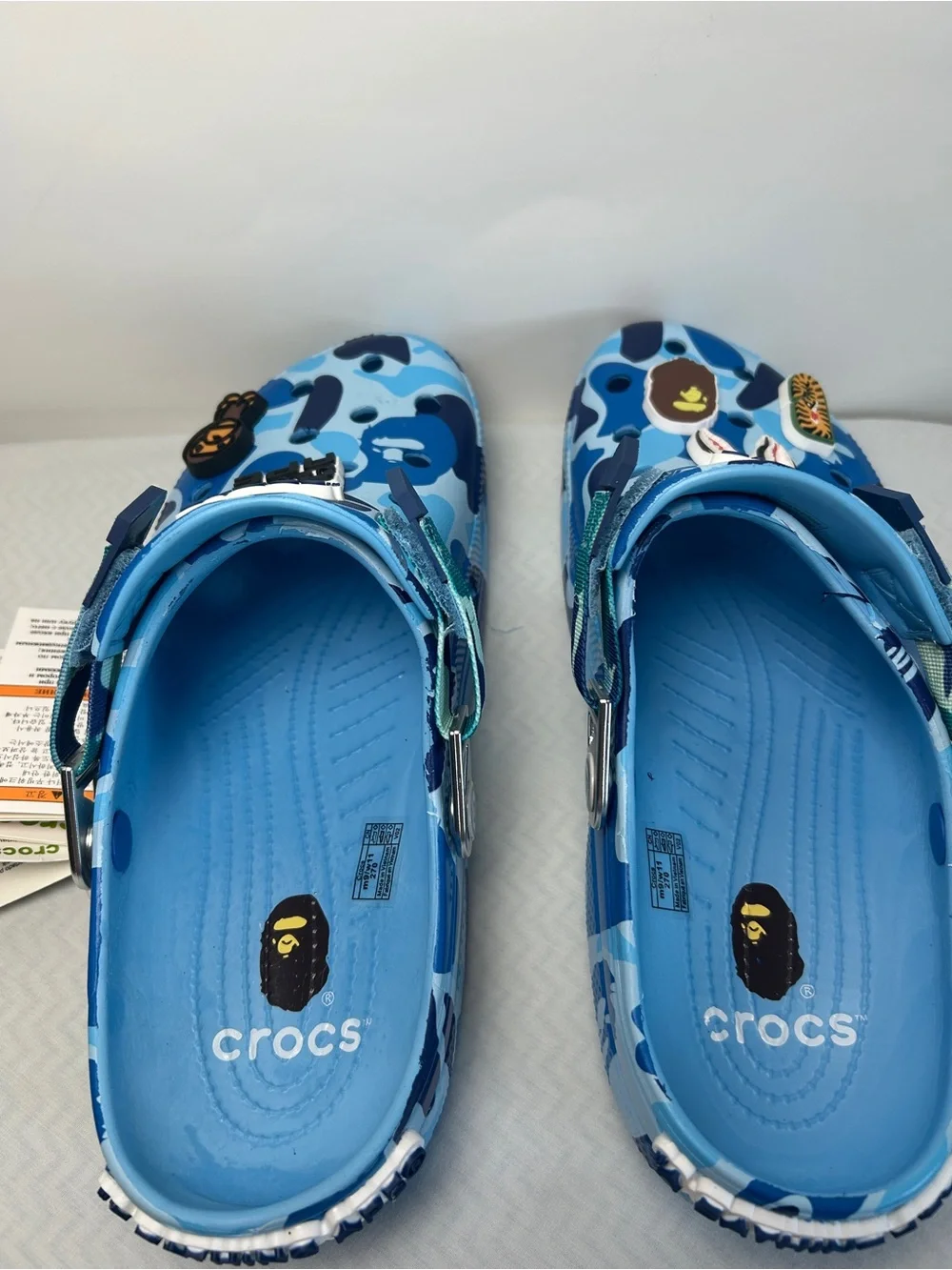 Bape X Crocs Blue Camo Men’s Size 9